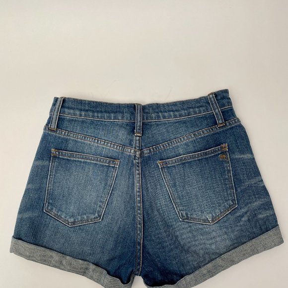 Madewell High Rise Denim Cutoff Shorts, size 26 - Picture 2 of 6